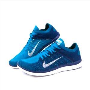 Nike Free Flyknit 4.0 Turquoise Running Shoes